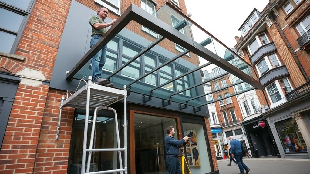 Shopfront Canopy Uxbridge
